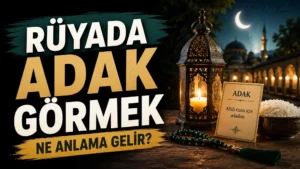 Rüyada Adak Görmek Ne Anlama Gelir?