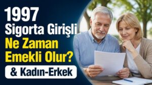 1997 Sigorta Girişli Ne Zaman Emekli Olur? & Kadın-Erkek