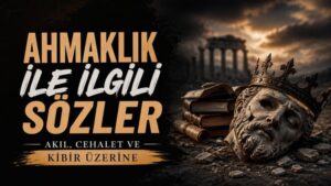 Ahmaklık İle İlgili Sözler: Akıl, Cehalet ve Kibir Üzerine