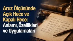 Aruz Ölçüsünde Açık Hece ve Kapalı Hece: Anlamı, Özellikleri ve Uygulamaları