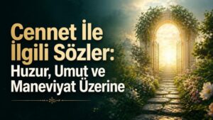 Cennet İle İlgili Sözler: Huzur, Umut ve Maneviyat Üzerine