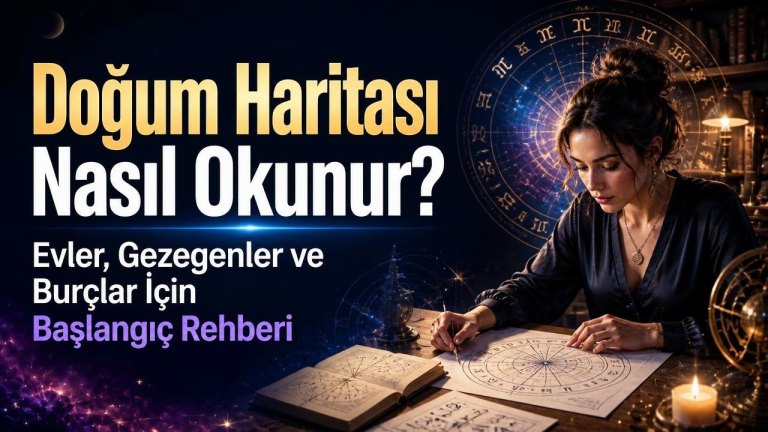 Doğum Haritası Nasıl Okunur? Evler, Gezegenler ve Burçlar İçin Başlangıç Rehberi