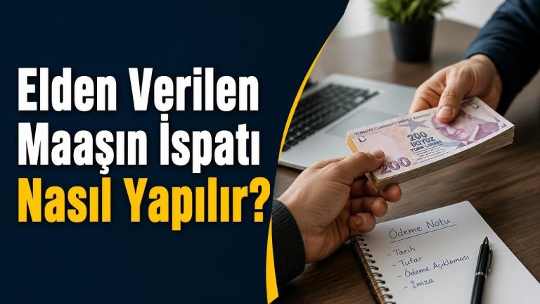 Elden Verilen Maaşın İspatı Nasıl Yapılır?