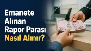 Emanete Alınan Rapor Parası Nasıl Alınır?