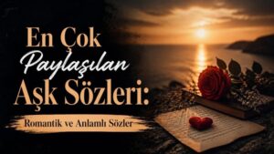 En Çok Paylaşılan Aşk Sözleri: Romantik ve Anlamlı Sözler