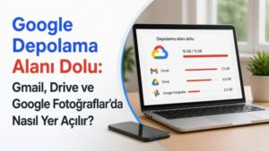 Google Depolama Alanı Dolu: Gmail, Drive ve Google Fotoğraflar’da Nasıl Yer Açılır?