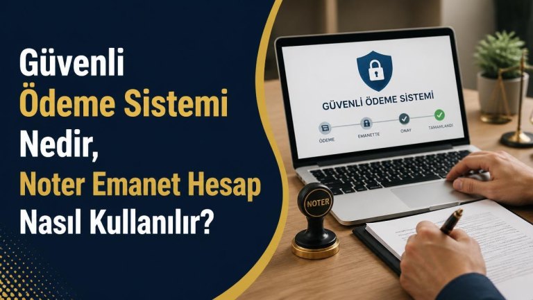 Güvenli Ödeme Sistemi Nedir, Noter Emanet Hesap Nasıl Kullanılır?