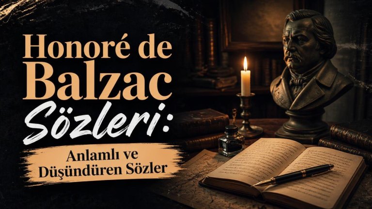 Honoré de Balzac Sözleri: Anlamlı ve Düşündüren Sözler