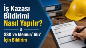 İş Kazası Bildirimi Nasıl Yapılır? & SSK ve Memur/ 657 İçin Bildirim