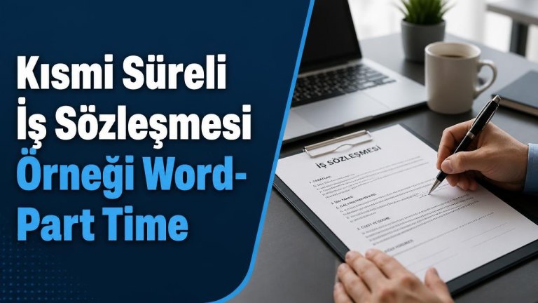 Kısmi Süreli İş Sözleşmesi Örneği Word- Part Time