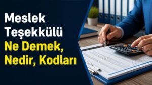 Meslek Teşekkülü Ne Demek, Nedir, Kodları