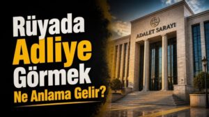 Rüyada Adliye Görmek Ne Anlama Gelir?