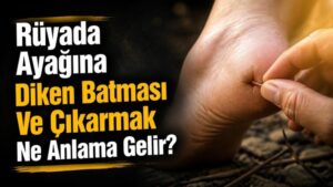 Rüyada Ayağına Diken Batması Ve Çıkarmak Ne Anlama Gelir?