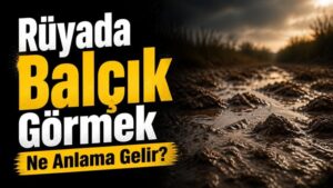Rüyada Balçık Görmek Ne Anlama Gelir?