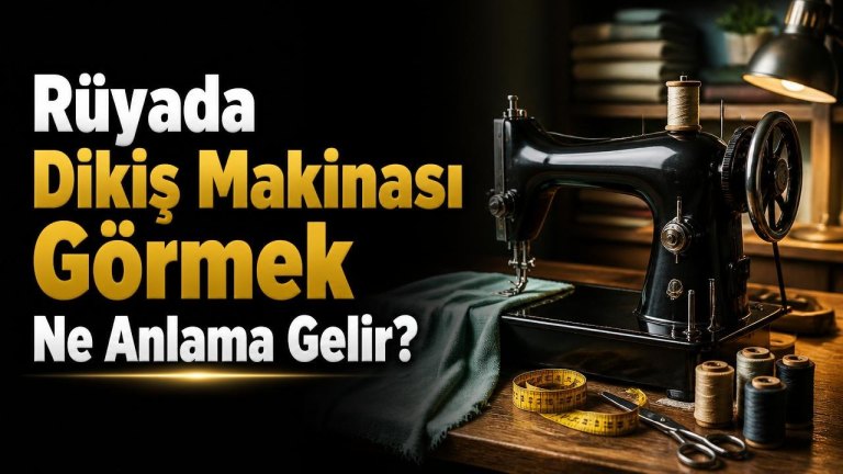Rüyada Dikiş Makinası Görmek Ne Anlama Gelir?