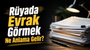 Rüyada Evrak Görmek Ne Anlama Gelir?
