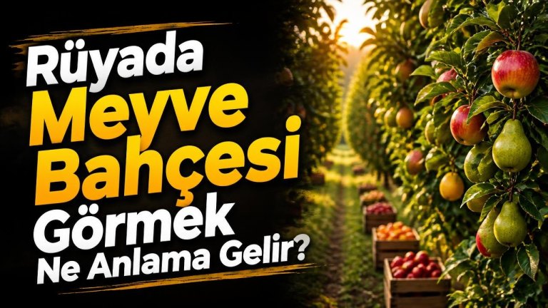 Rüyada Meyve Bahçesi Görmek Ne Anlama Gelir?