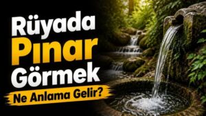 Rüyada Pınar Görmek Ne Anlama Gelir?
