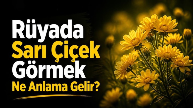 Rüyada Sarı Çiçek Görmek Ne Anlama Gelir?