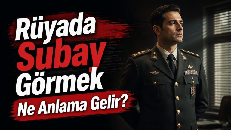 Rüyada Subay Görmek Ne Anlama Gelir?