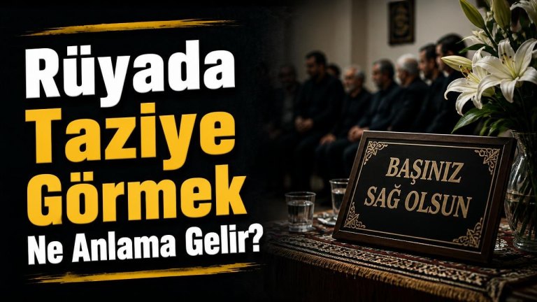 Rüyada Taziye Görmek Ne Anlama Gelir?