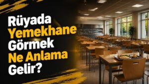Rüyada Yemekhane Görmek Ne Anlama Gelir?