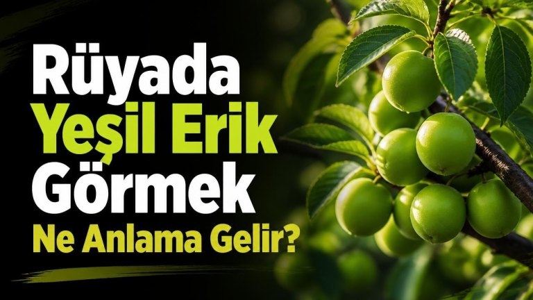 Rüyada Yeşil Erik Görmek Ne Anlama Gelir?