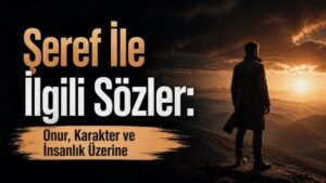 Şeref İle İlgili Sözler: Onur, Karakter ve İnsanlık Üzerine