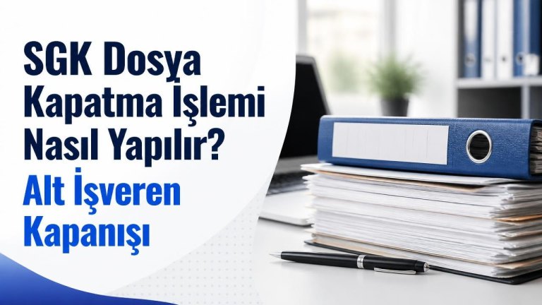 SGK Dosya Kapatma İşlemi Nasıl Yapılır? Alt İşveren Kapanışı