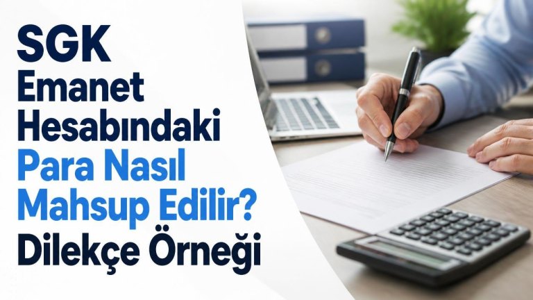 SGK Emanet Hesabındaki Para Nasıl Mahsup Edilir? Dilekçe Örneği