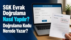 SGK Evrak Doğrulama Nasıl Yapılır? Doğrulama Kodu Nerede Yazar?