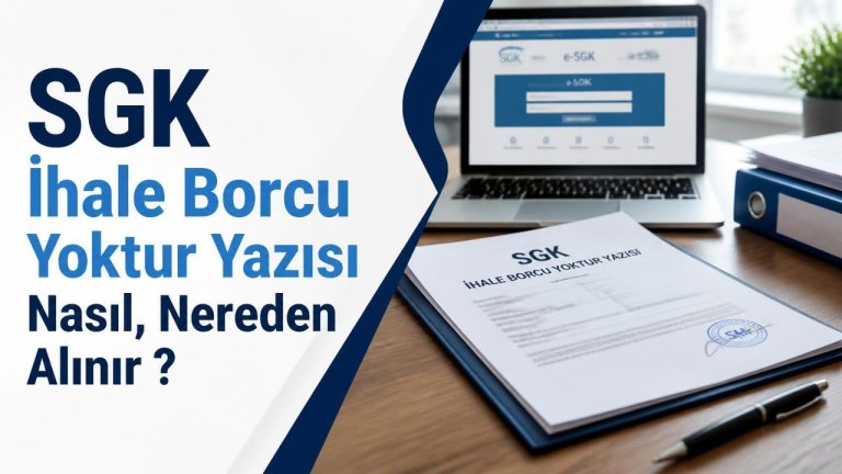 SGK İhale Borcu Yoktur Yazısı Nasıl, Nereden Alınır ?