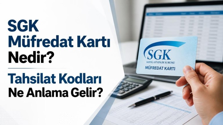 SGK Müfredat Kartı Nedir? Tahsilat Kodları Ne Anlama Gelir?