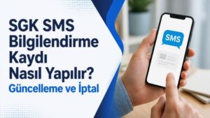 SGK SMS Bilgilendirme Kaydı Nasıl Yapılır? Güncelleme ve İptal