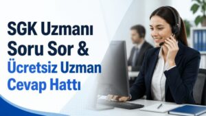 SGK Uzmanı Soru Sor & Ücretsiz Uzman Cevap Hattı