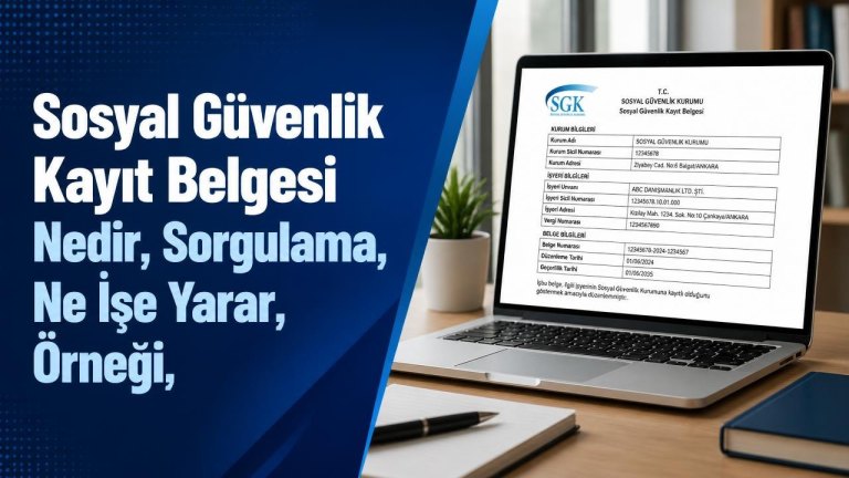 Sosyal Güvenlik Kayıt Belgesi Nedir, Sorgulama, Ne İşe Yarar, Örneği,