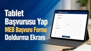 Tablet Başvurusu Yap MEB Başvuru Formu Doldurma Ekranı