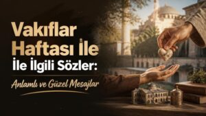 Vakıflar Haftası İle İlgili Sözler: Anlamlı ve Güzel Mesajlar