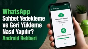 WhatsApp Sohbet Yedekleme ve Geri Yükleme Nasıl Yapılır? Android Rehberi